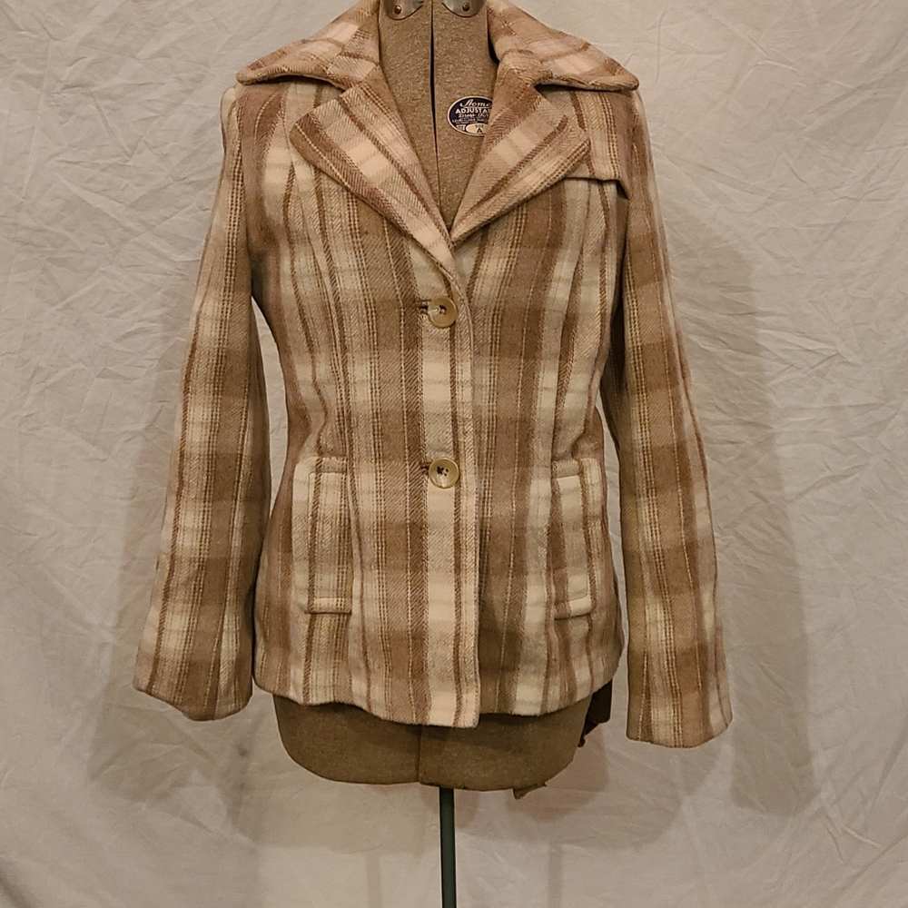 Wool blend jacket,